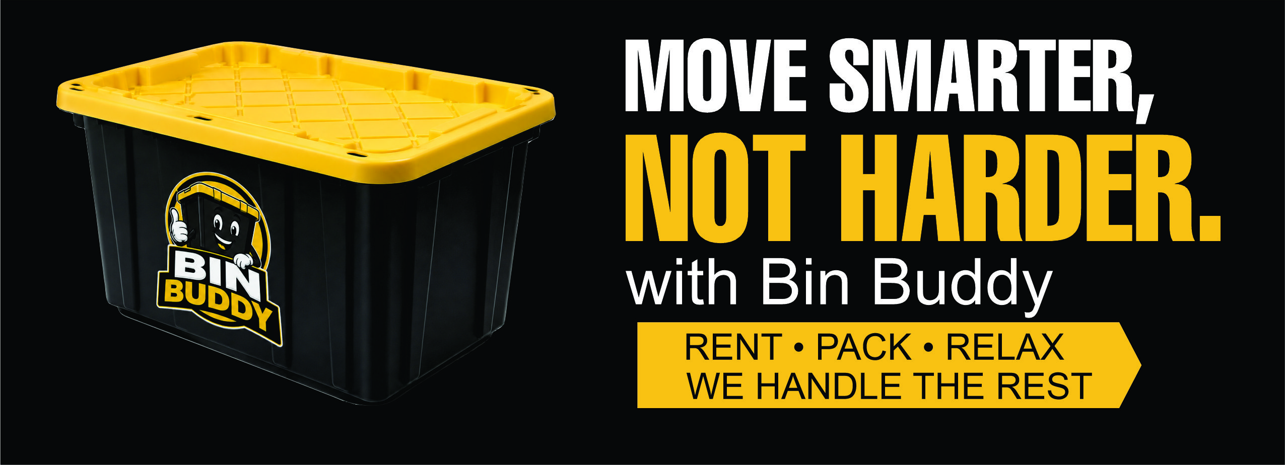 Bin Buddy moving totes and rental service