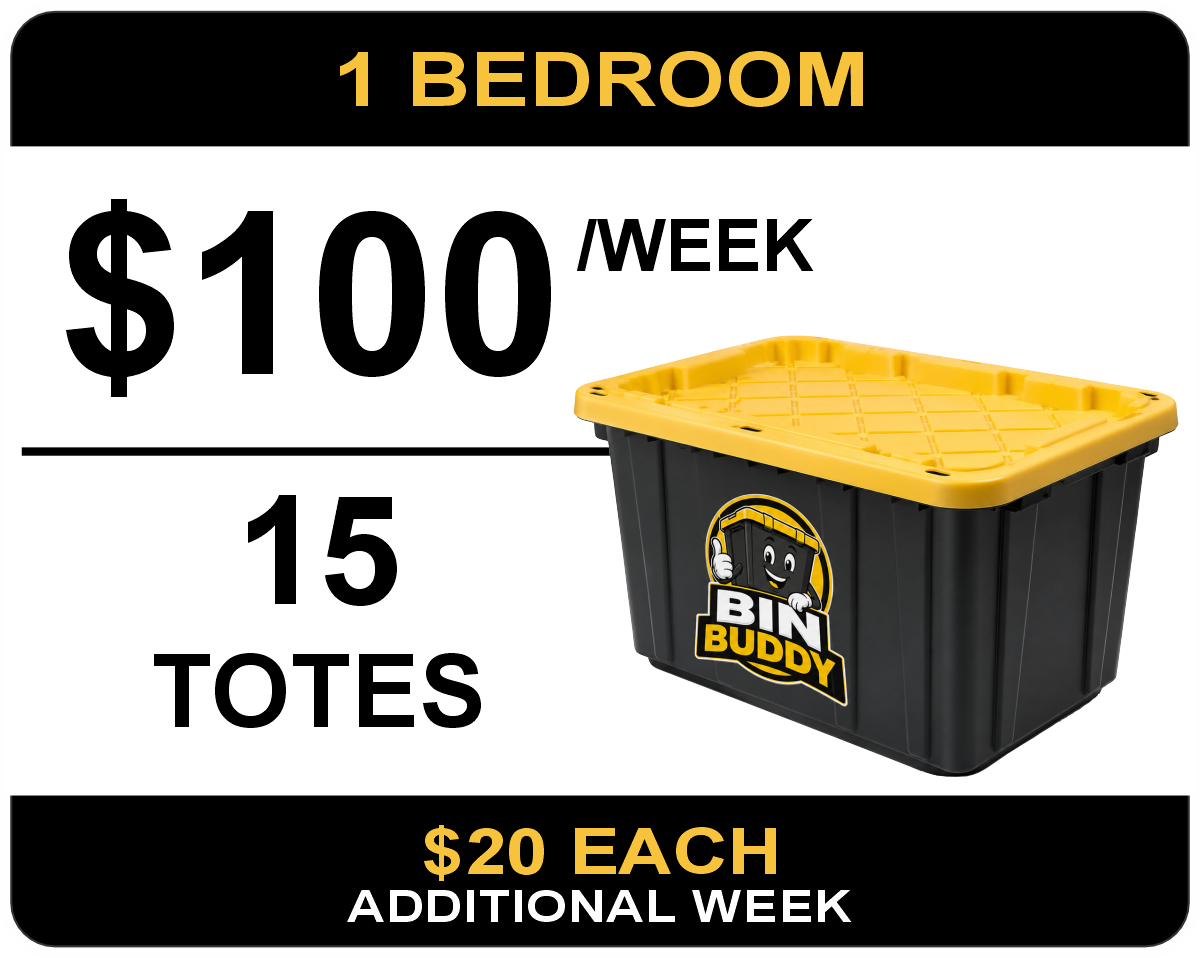 One bedroom moving tote package